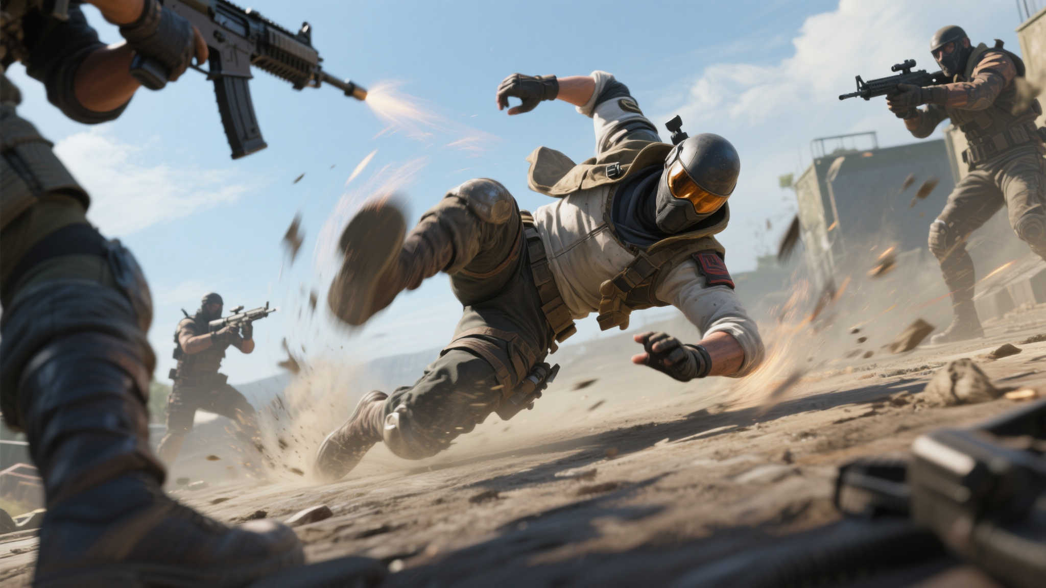 《战地》新作引入落地翻滚机制，战场生存技能再升级！